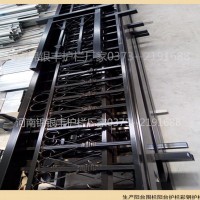 安徽省合肥  热镀锌钢防盗栏杆 喷塑组装工厂围墙栏杆99