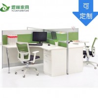 上海办公家具直销 4人屏风办公桌 职员电脑桌组合 免设计接受定制
